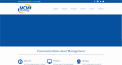 Desktop Screenshot of mcmtechnology.com