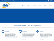 Tablet Screenshot of mcmtechnology.com
